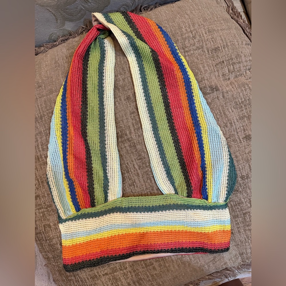 Honeybum multicolor halter top